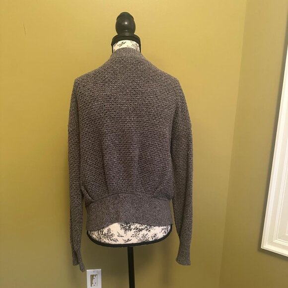 GAP PL MERINO KNIT BOMBER ZIPPER CARDIGAN - Picture 5 of 9